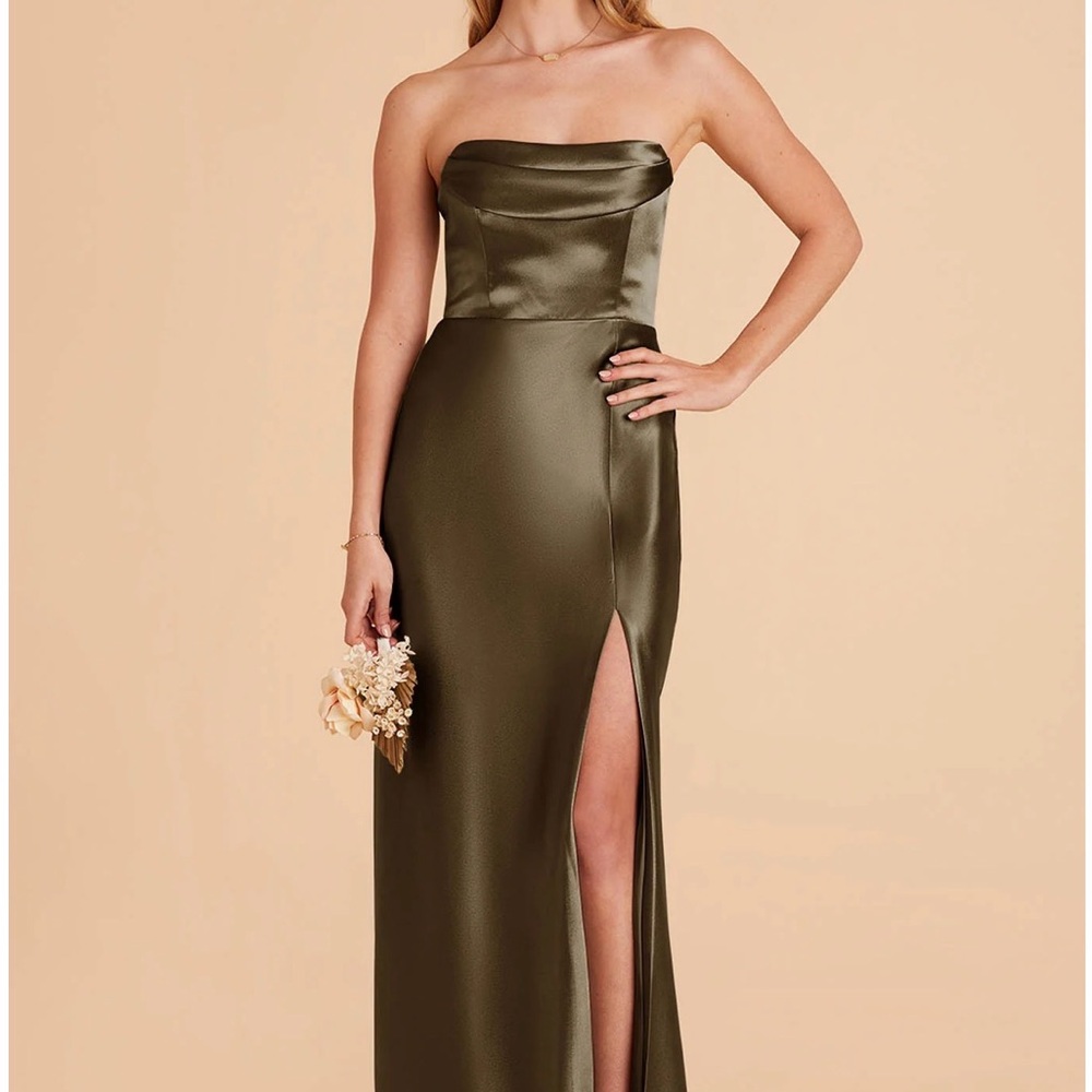 Birdy Grey Mia Shiny Olive Off Shoulder Size XL - Picture 2 of 16